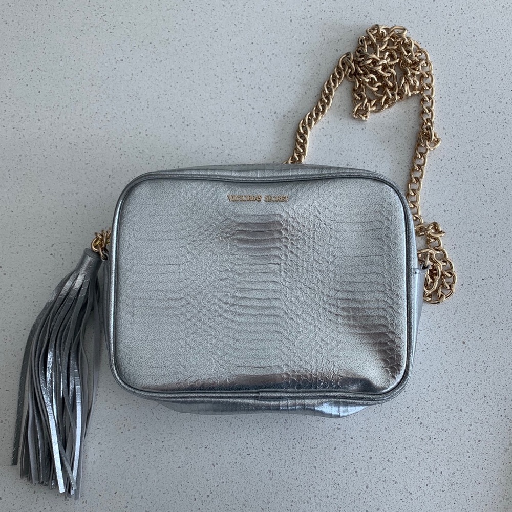 Victoria’s Secret Silver Crossbody Purse